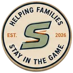 Spurt patch — Helping Families Stay in the Game, est. 2026